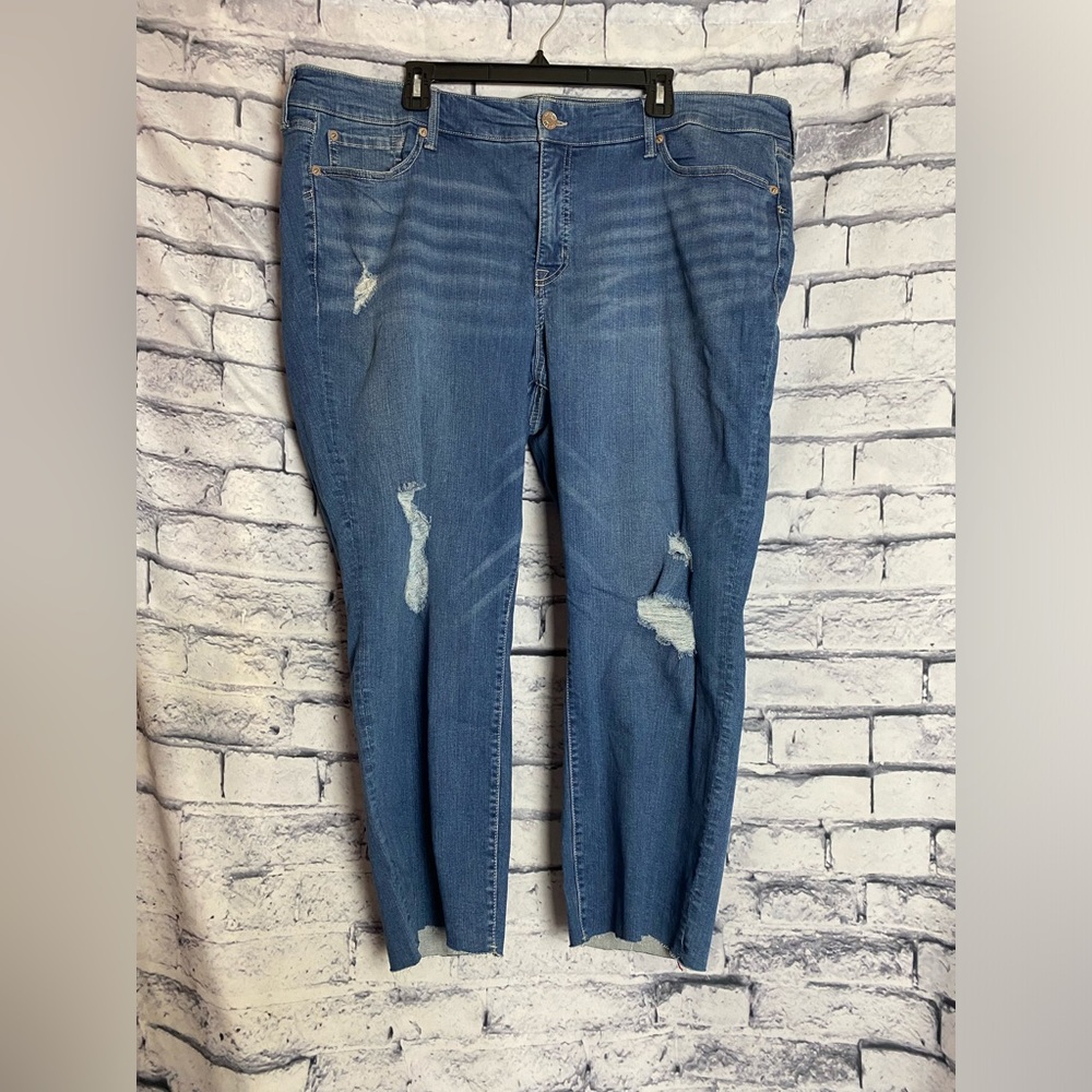 Torrid Perfect Boyfriend Ankle Premium Stretch Mid-Rise Jean Size 24 Regular - Picture 2 of 10